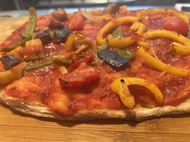 Pinsa vegetariana