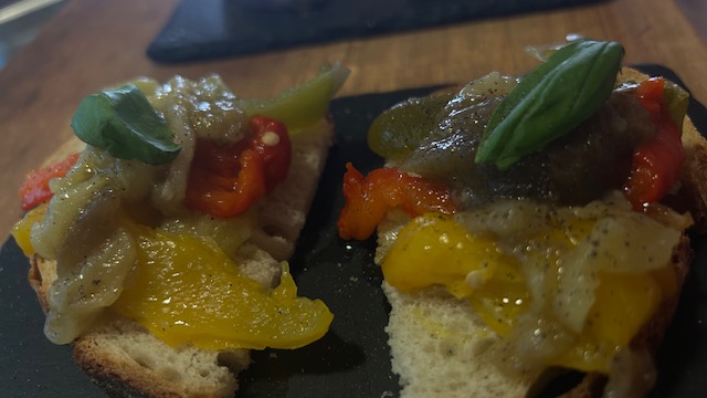 bruschetta vegetariana